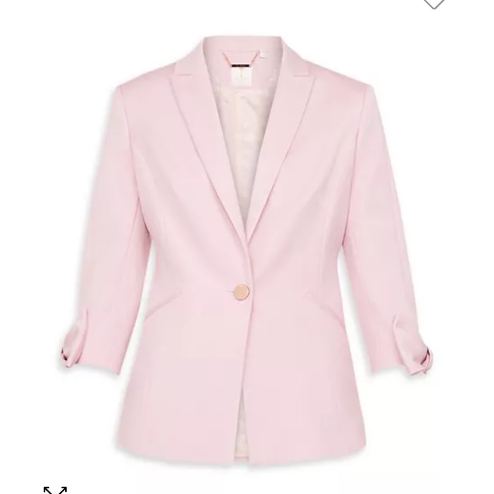 Ted Baker Blazer Pink with bow detail size 0